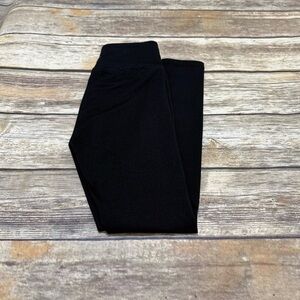 Justice Girls Solid Black Leggings